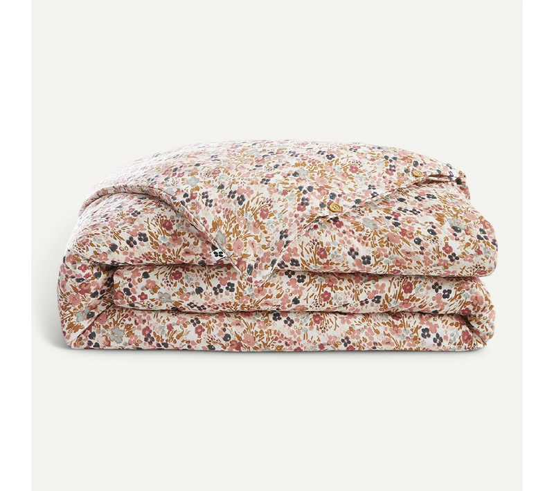 Isis - Housse De Couette 240x220cm Gaze De Coton Motif Liberty