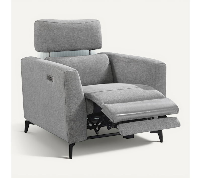 Fauteuil Relax Electrique Gris Foncé - Mumbai
