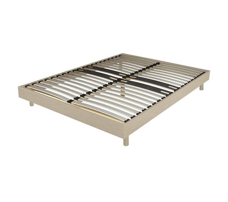 Sommier à Assembler 160x200 Finition Chêne Clair - Dreamkit