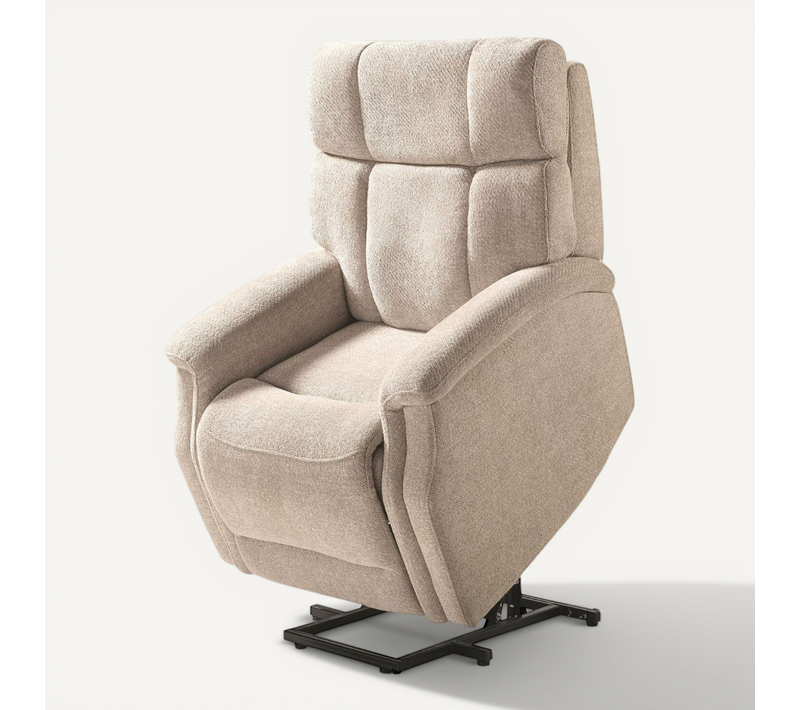 Linares - Fauteuil Relax Releveur Electrique Tissu Crème