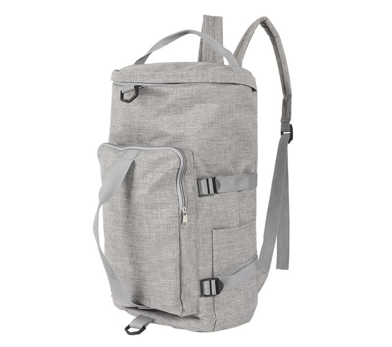 Sac De Voyage Polyvalent 2 En 1, Sac à Dos Et Sac Bandoulière En Polyester Gris Chiné - Didier