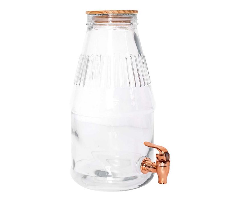 Distributeur Boisson Avec Robinet 3,8 L - Fontaine à Eau Et Cocktail - Bol à Punch - Fontaine Pour