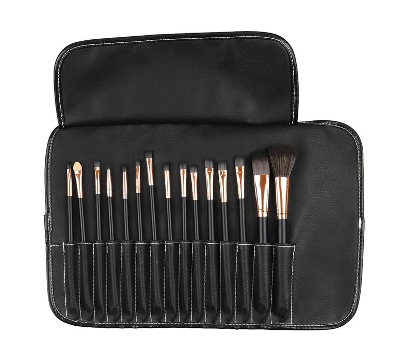 Kit Complet Trousse De 15 Pinceaux De Maquillage - Stilla
