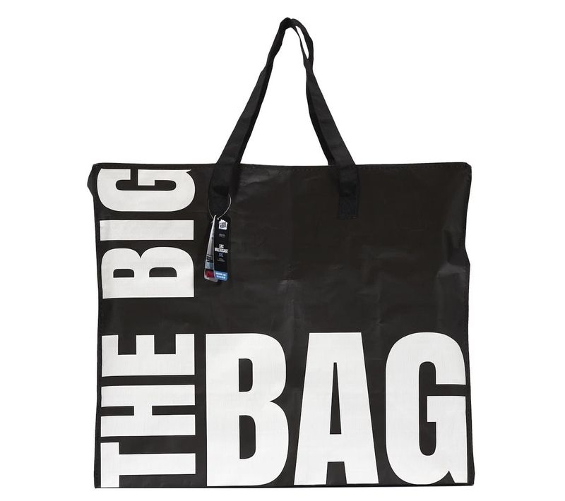 Sac XXL Noir Multiusages Avec Message En Polypropylène (60 X 50 Cm) - Totemax