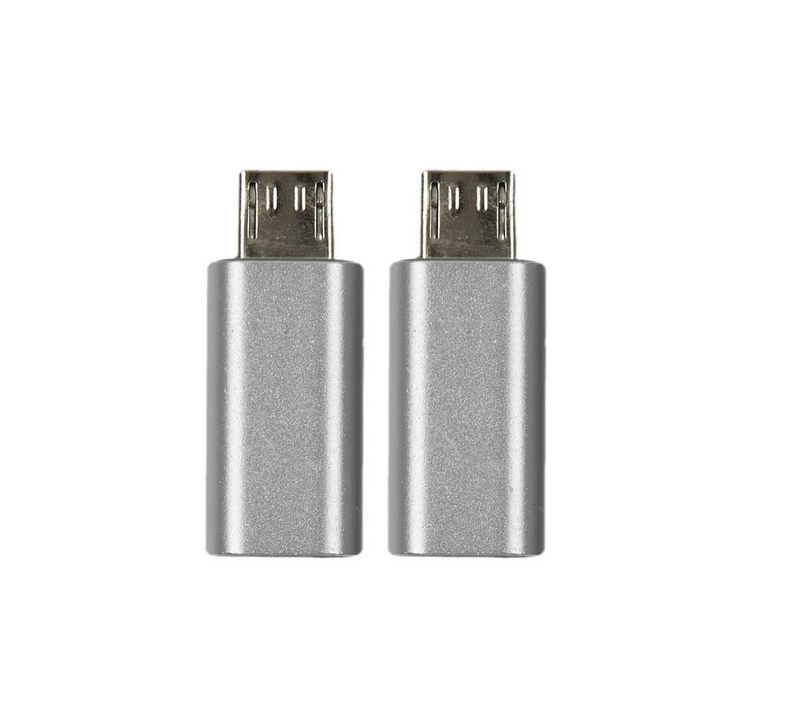 Adaptateur Mâle Micro USB Femelle Type C Compatible iPhone -