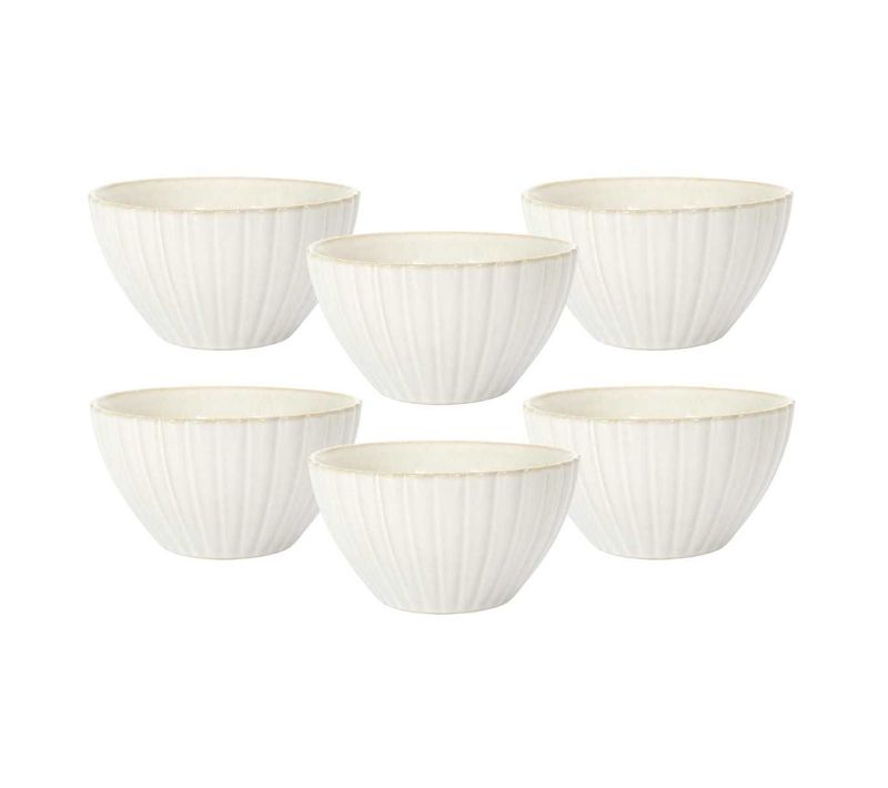 Set De 6 Bols Beiges En Céramique (ø14,5cm) - Shelly