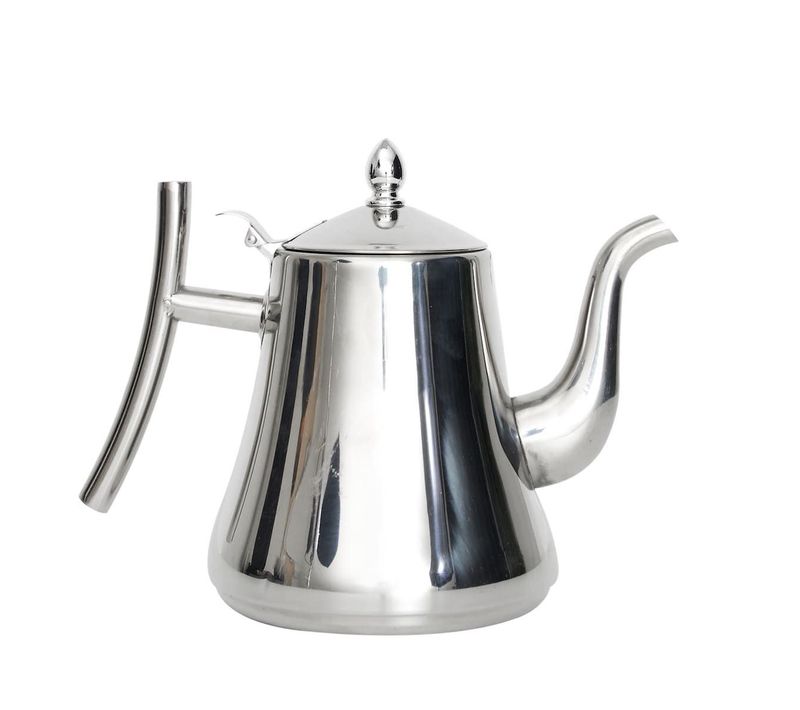 Théière De Service 1,25l Avec Filtre En Acier Inoxydable -