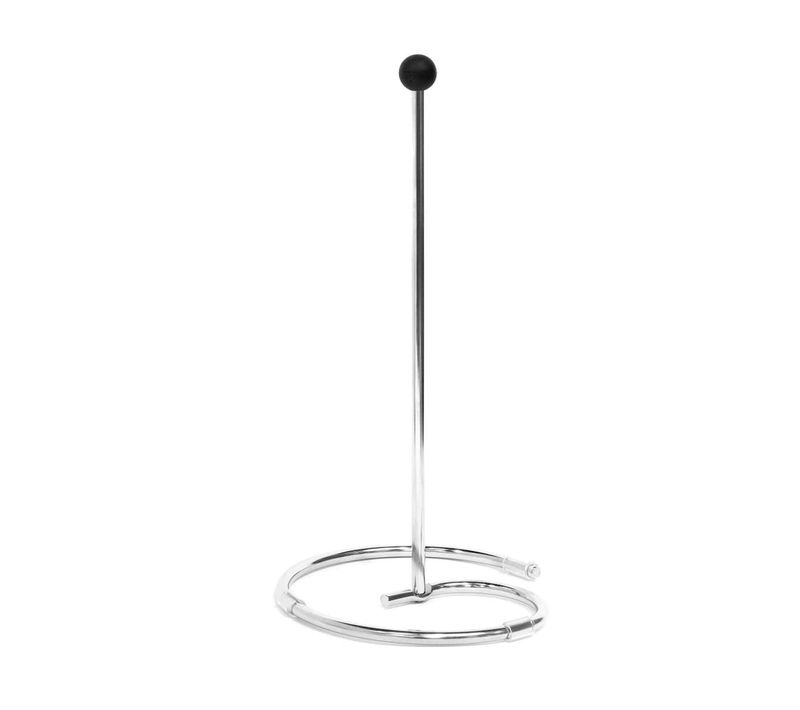 égouttoir Pour Carafe à Vin En Métal Chromé Argenté Avec Patins Antidérapants -