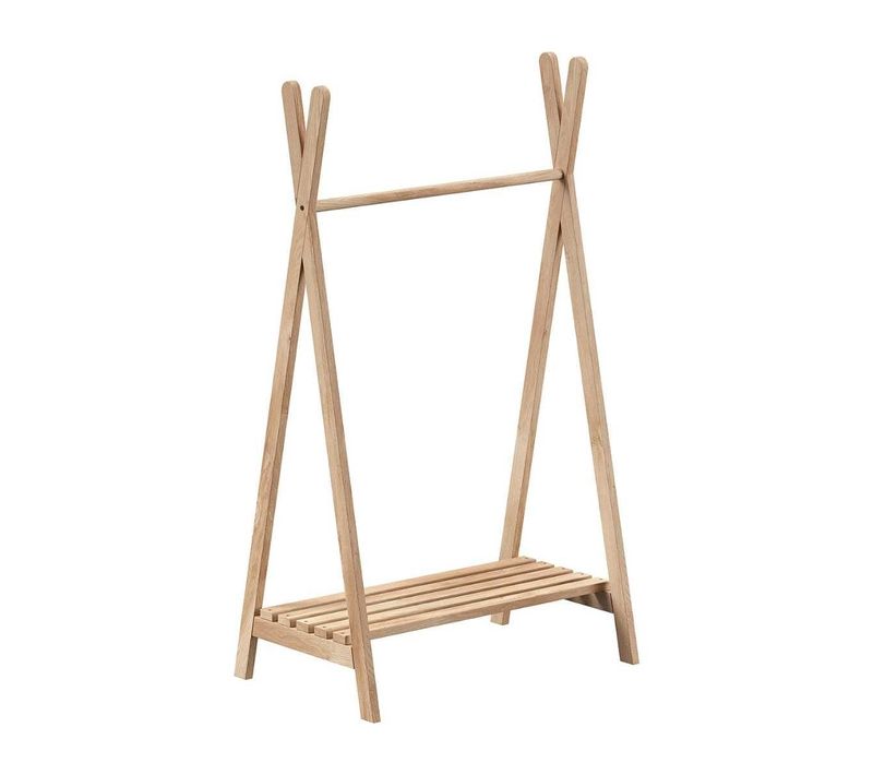 Portant Forme Tipi En Chêne Clair - Leiky