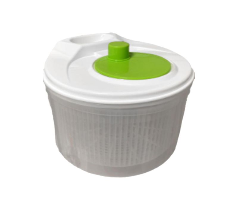 Essoreuse à Salade En Plastique Blanche Et Verte -