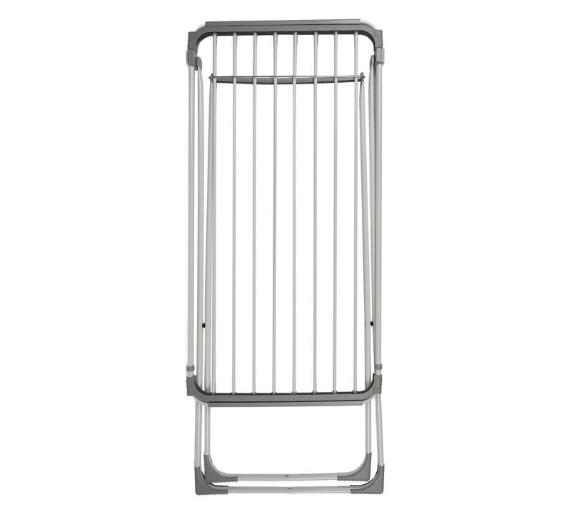 Etendoir à Linge Extensible 15 Mètre D'étendage En Métal Et Plastique Blanc -