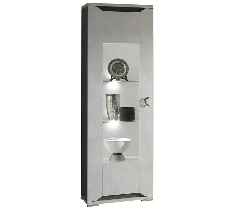 Vitrine 1 Porte (gauche Ou Droite) Avec LED - Brise