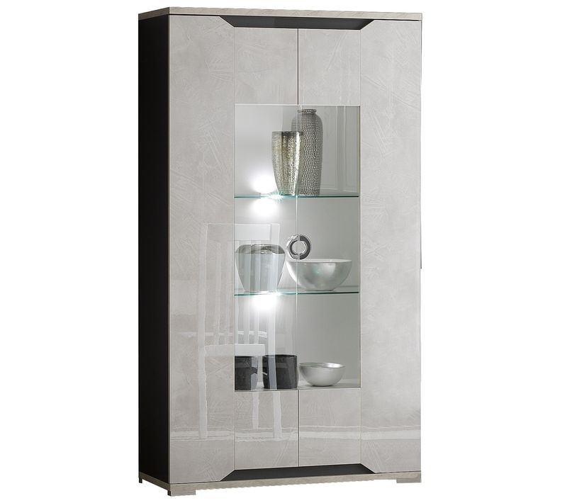 Vitrine 2 Portes Avec LED - Brise