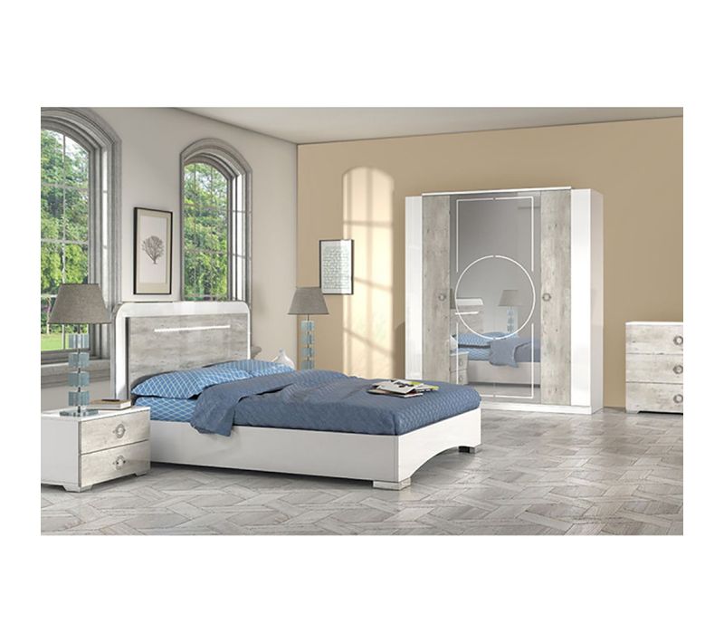 Chambre Complète 160x200cm Avec Commode - Goya