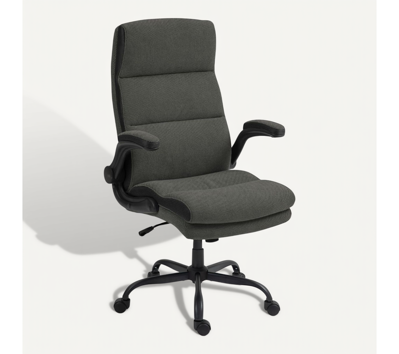 Fauteuil De Bureau Réglable Et Inclinable En Tissu Nylon Noir - Summit