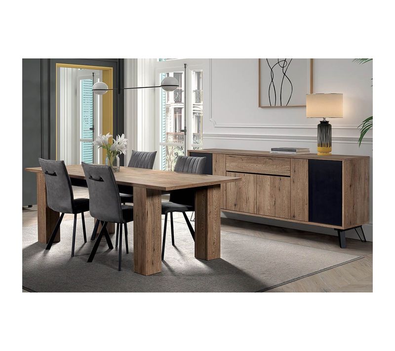 Ensemble Buffet + Table Allongeable 180-230cm - Carson