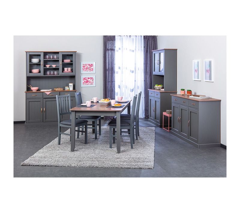 Ensemble Séjour Complet Avec Table 160cm - Melina