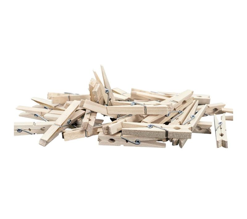 Pinces à Linge En Bois X24 - Cotex