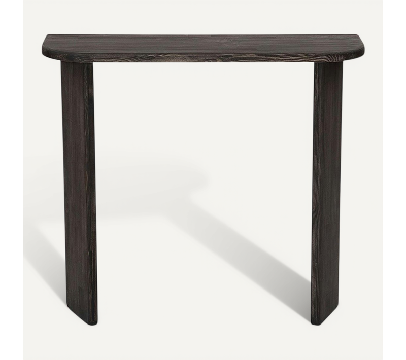 Console D'entrée Moderne En Bois Grisé Sitia