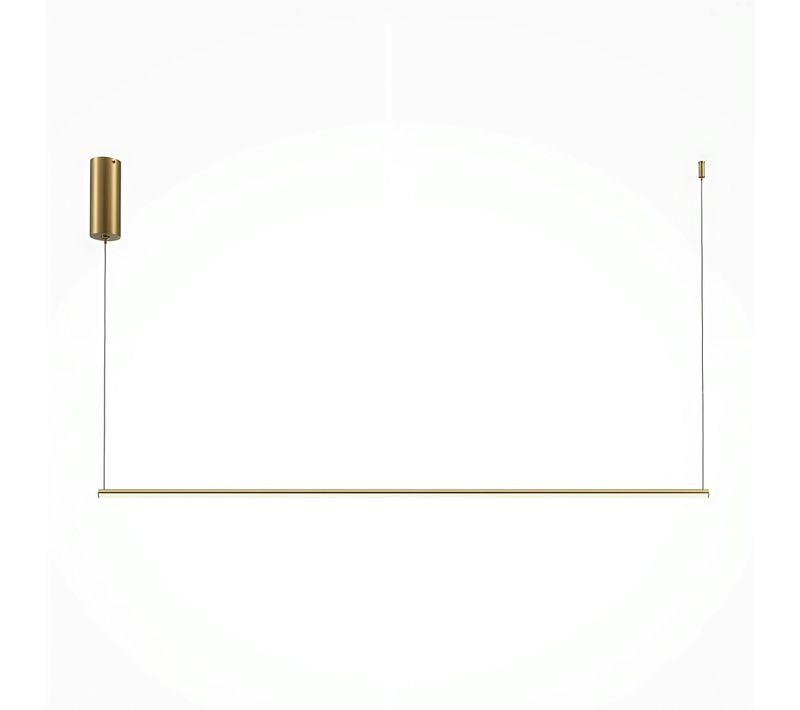Suspension Design LED – barre Horizontale Dorée 120 Cm Salem