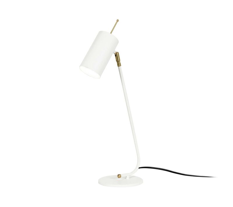 Lampe De Table Blanche, Abat-jour Orientable Moderne Chic Sfax