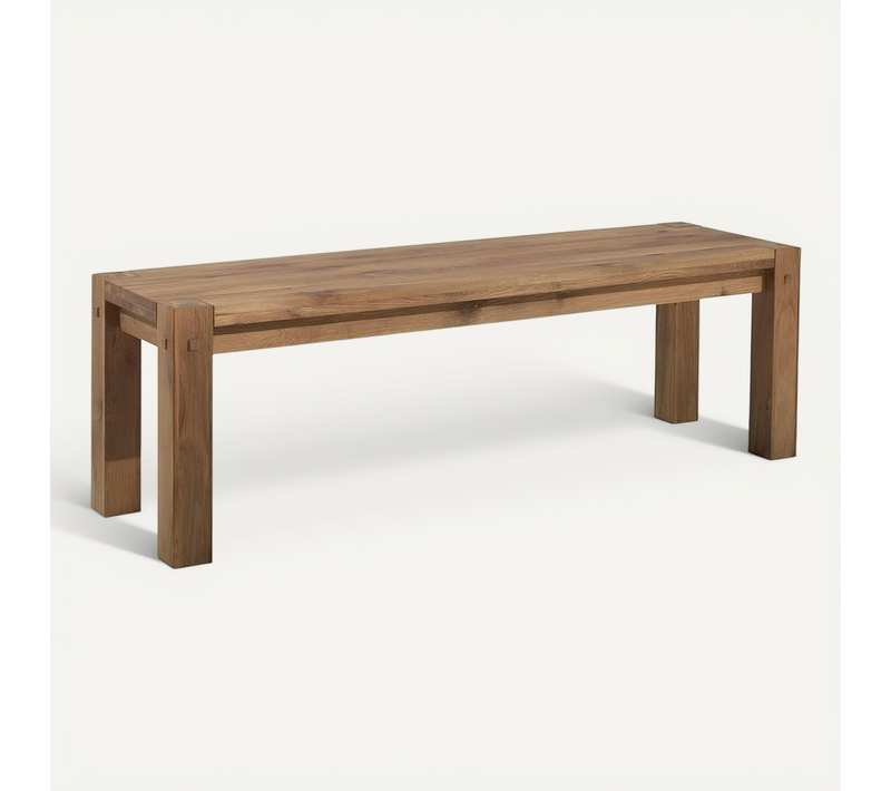 Banc Bois Chene Massif 153cm Fjord