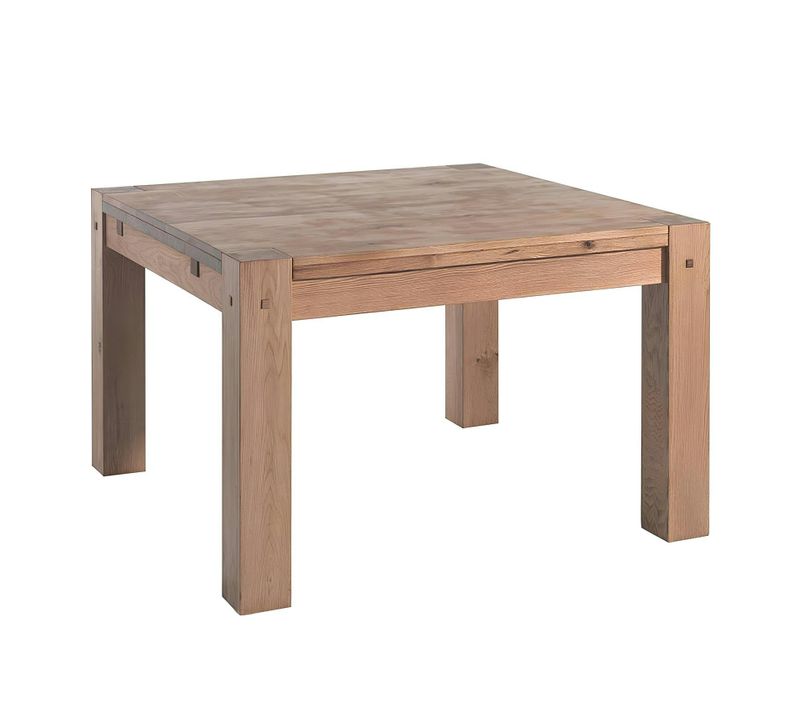 Table Carrée Salle à Manger Bois Massif 120 Fjord