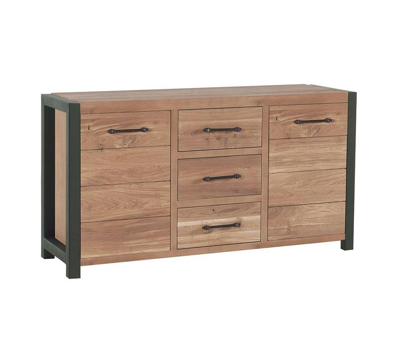 Bahut En Chêne Huilé 2 Portes Ferscott 2