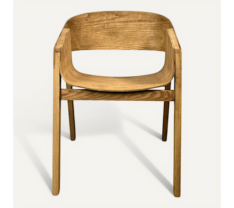 Chaise Design En Bois Dossier Large Palerme