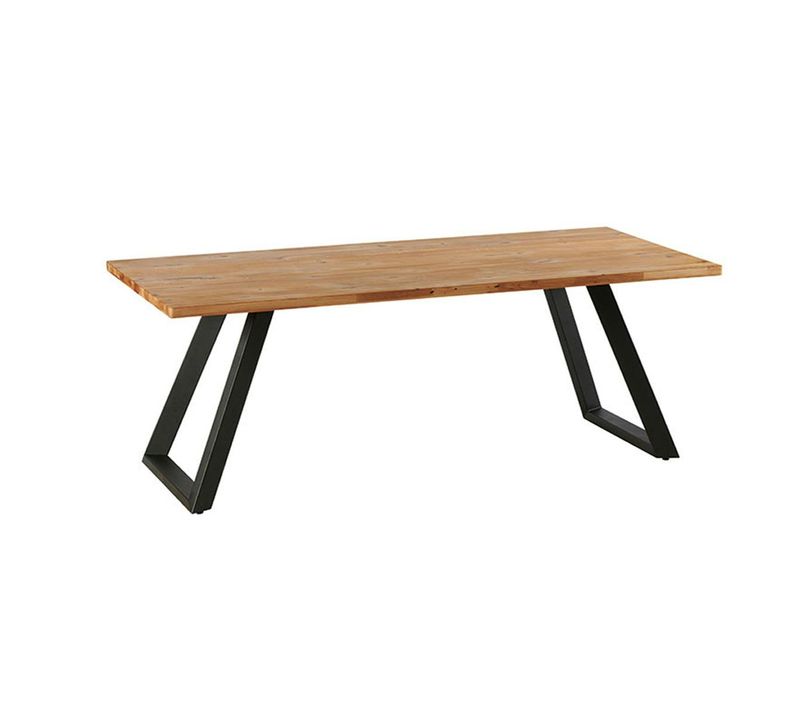 Table à Manger Extensible Bois Miel 200 Cm Costenta