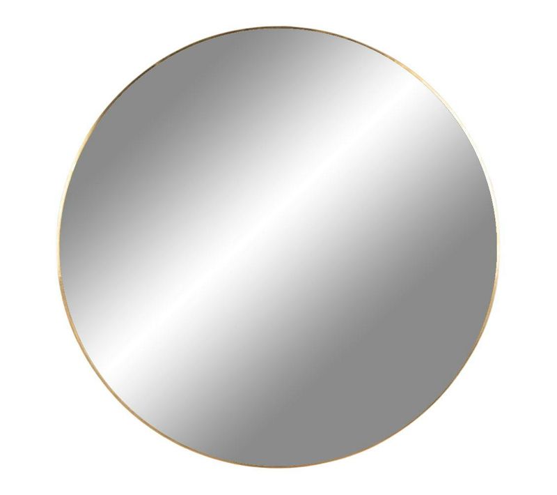 Miroir Rond Avec Cadre Doré D.100 Cm Seoul