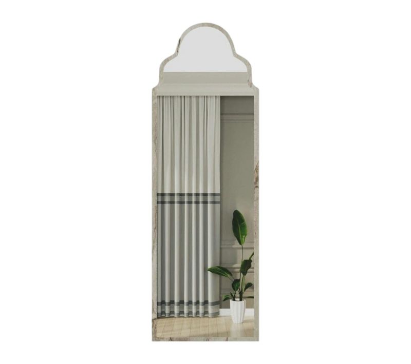 Miroir Plein Pied Arche Décorative, Effet Marbre 160 Cm Cody