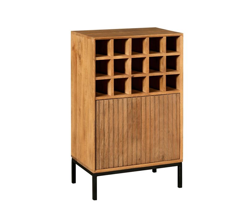 Minibar Salon En Bois 1 Porte 1 Casier Cortina