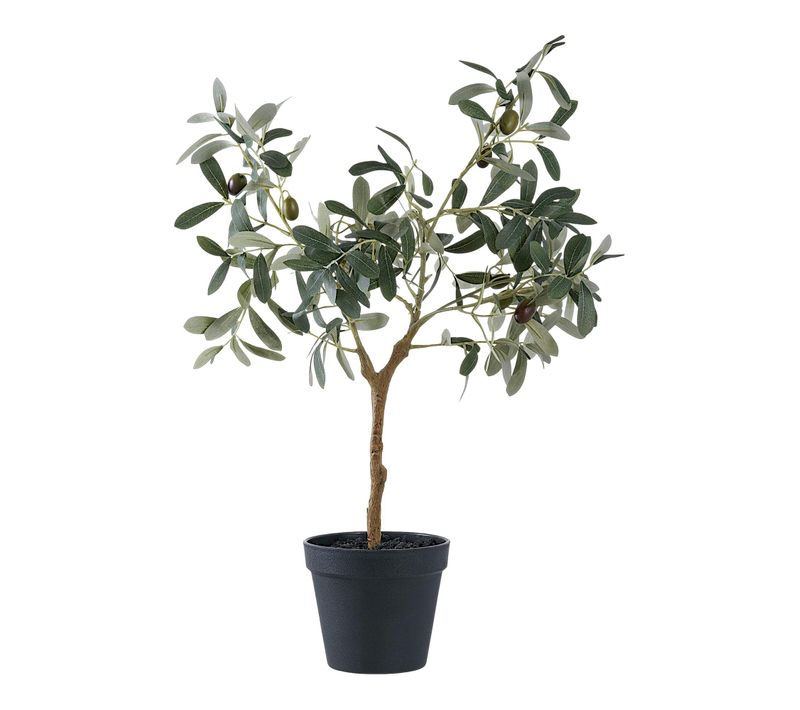 Olivier Artificiel En Pot H 61 Cm