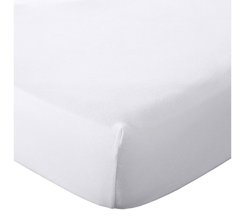 Protège Matelas 140x190 Blanc En Coton
