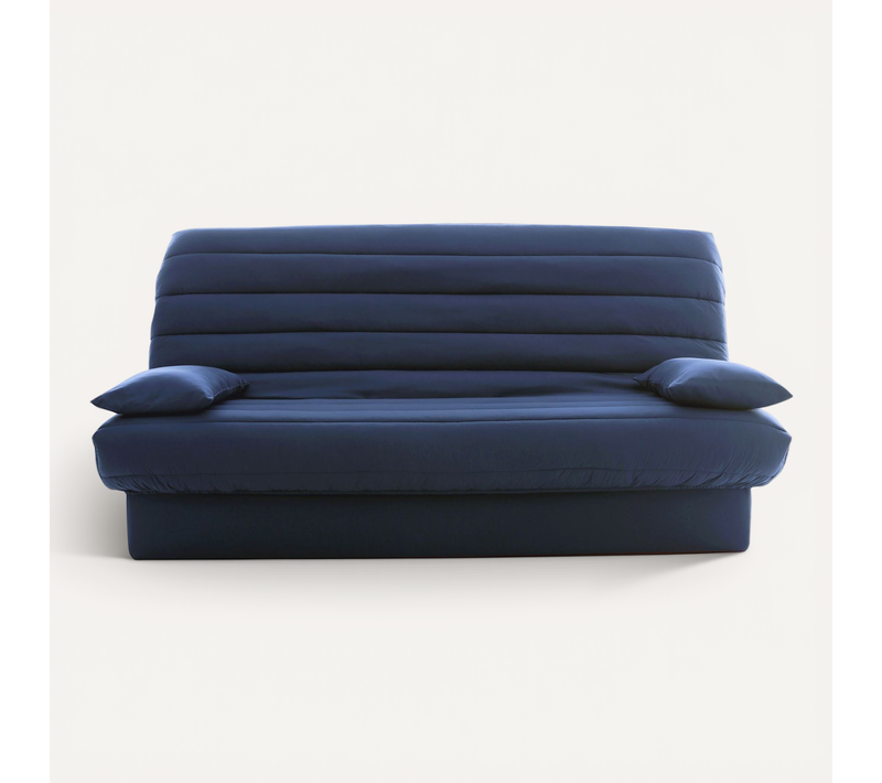 Housse Clic-clac 2 Places Bleu En Polyester