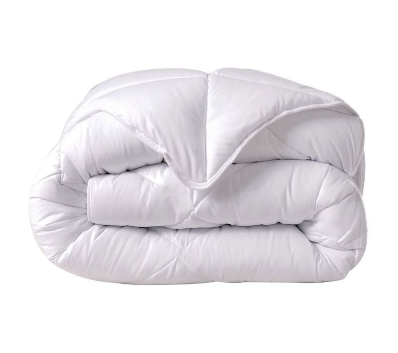 Couette Tempérée 200x200 Blanc En Polyester
