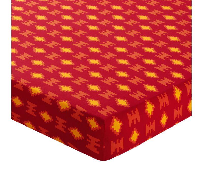 Drap-housse 90x190x28 Multicolore En Coton