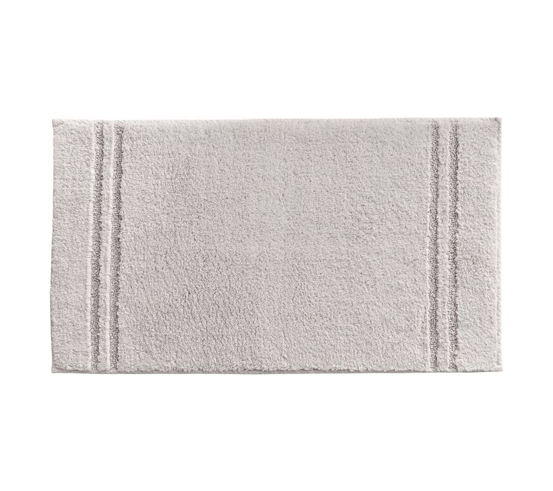 Tapis De Bain 50x90 Gris Brume En Coton