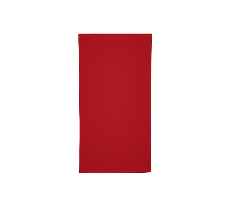 Chemin De Table 48x150 Rouge En Coton
