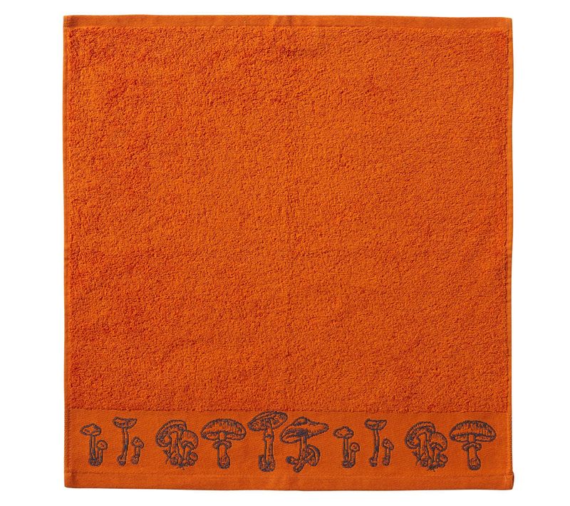 Essuie-mains 50x50 Orange En Coton