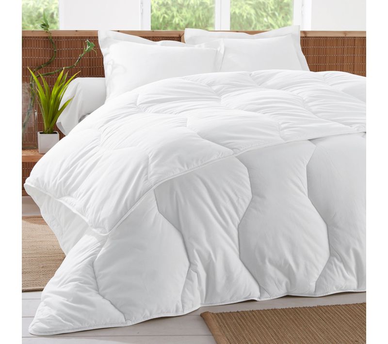 Couette MORTREUX Bleu Pétrole - Mi-saison - Microfibre - 400g/m² - Fabriquée En France