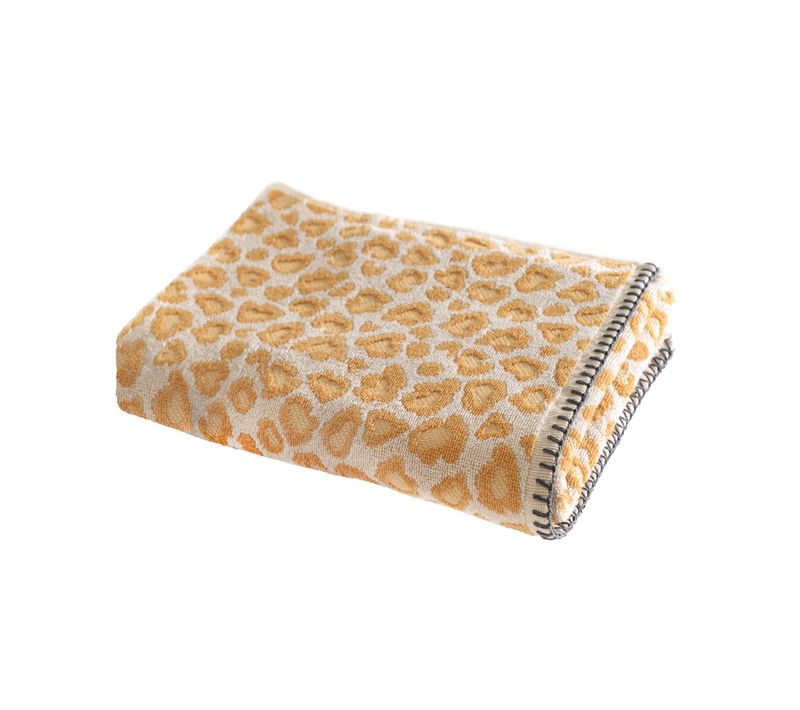 Serviette De Toilette 50x90 Beige En Coton