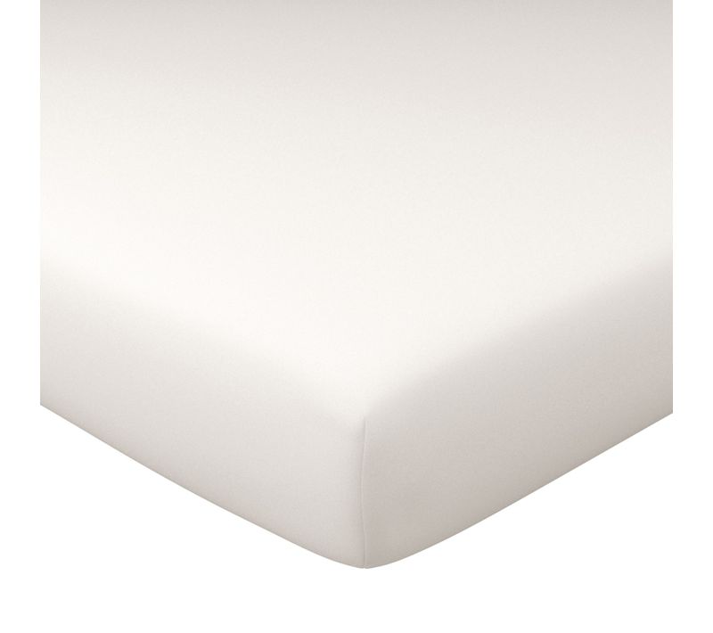 Drap-housse Grand Bonnet 90x200x32 Blanc En Lin