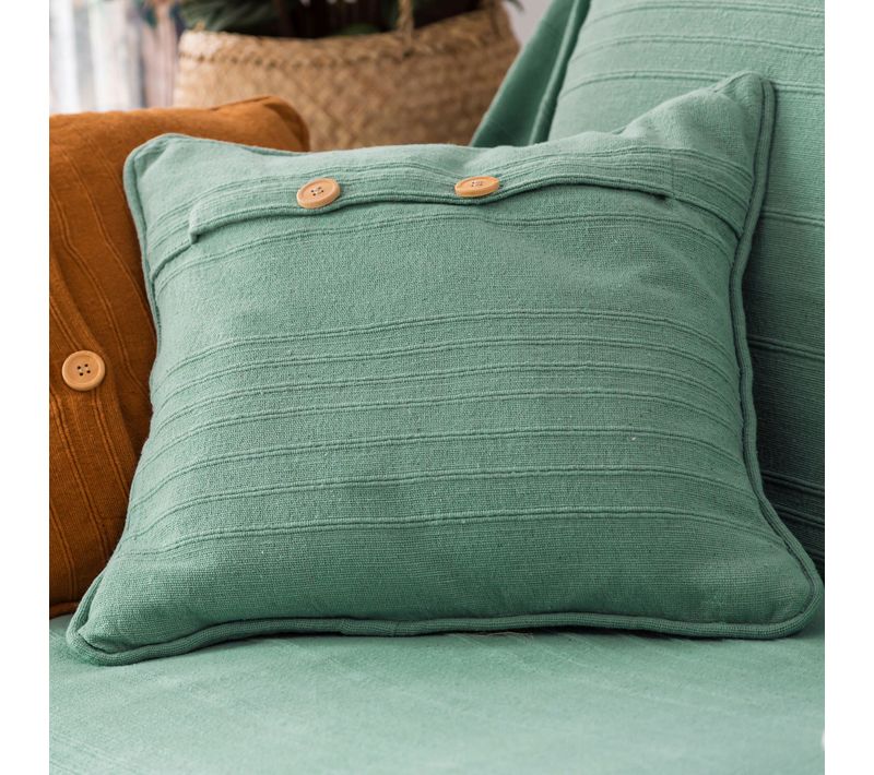 Jeté De Fauteuil 180x250 Vert Céladon En Coton