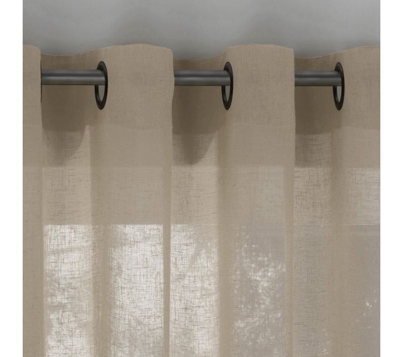 Voilage 150x240 Beige En Polyester