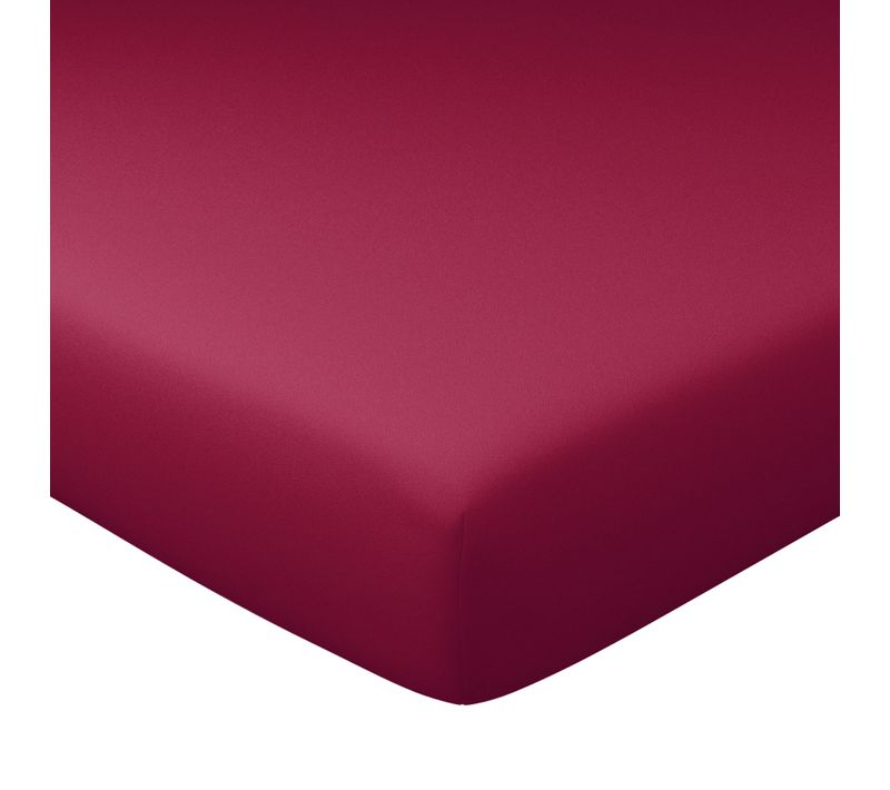 Drap-housse 120x200x28 Rose Indien En Coton