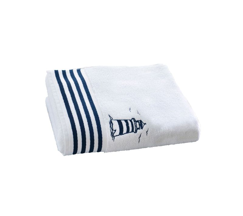 Serviette De Toilette 50x90 Blanc En Coton 450 G/m²