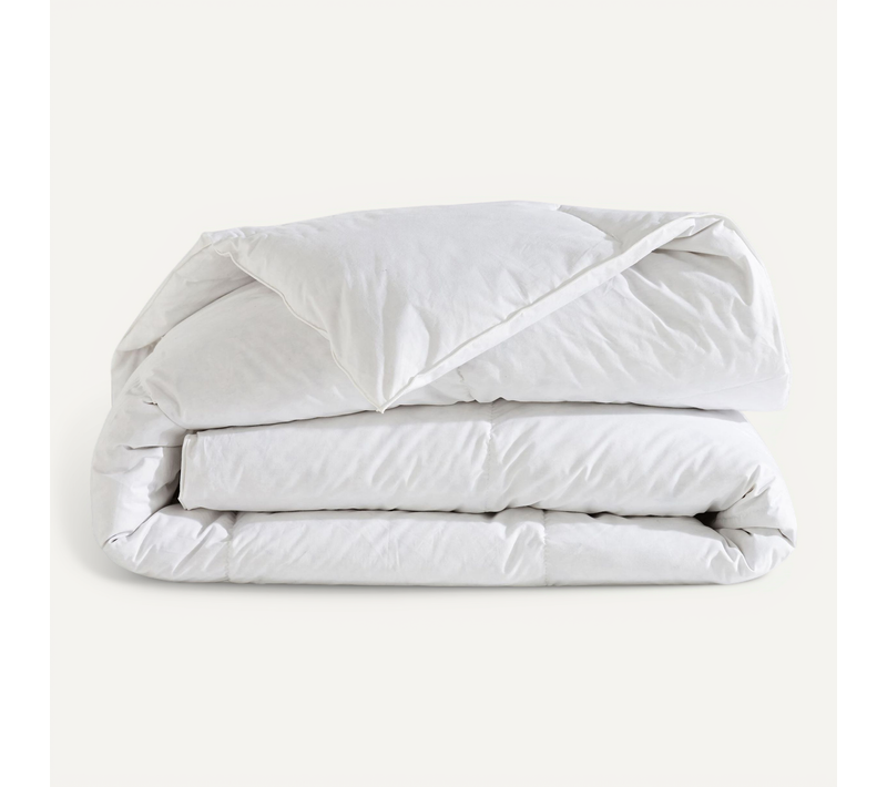 Couette Chaude 260x240 Blanc En Coton