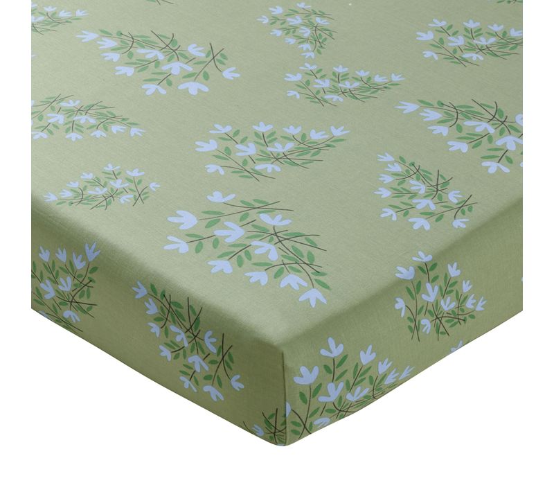Drap-housse 160x200x28 Multicolore En Coton